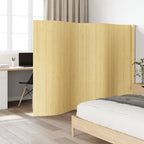 vidaXL Paravent Hell Natur Breite 400 cm Höhe 165 cm Bambus