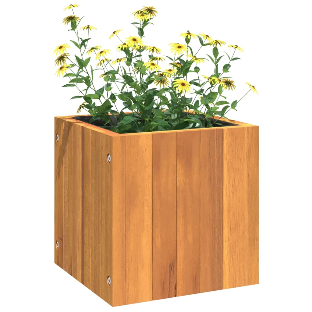 vidaXL Pflanzkübel 25x25x25 cm Massivholz Akazie