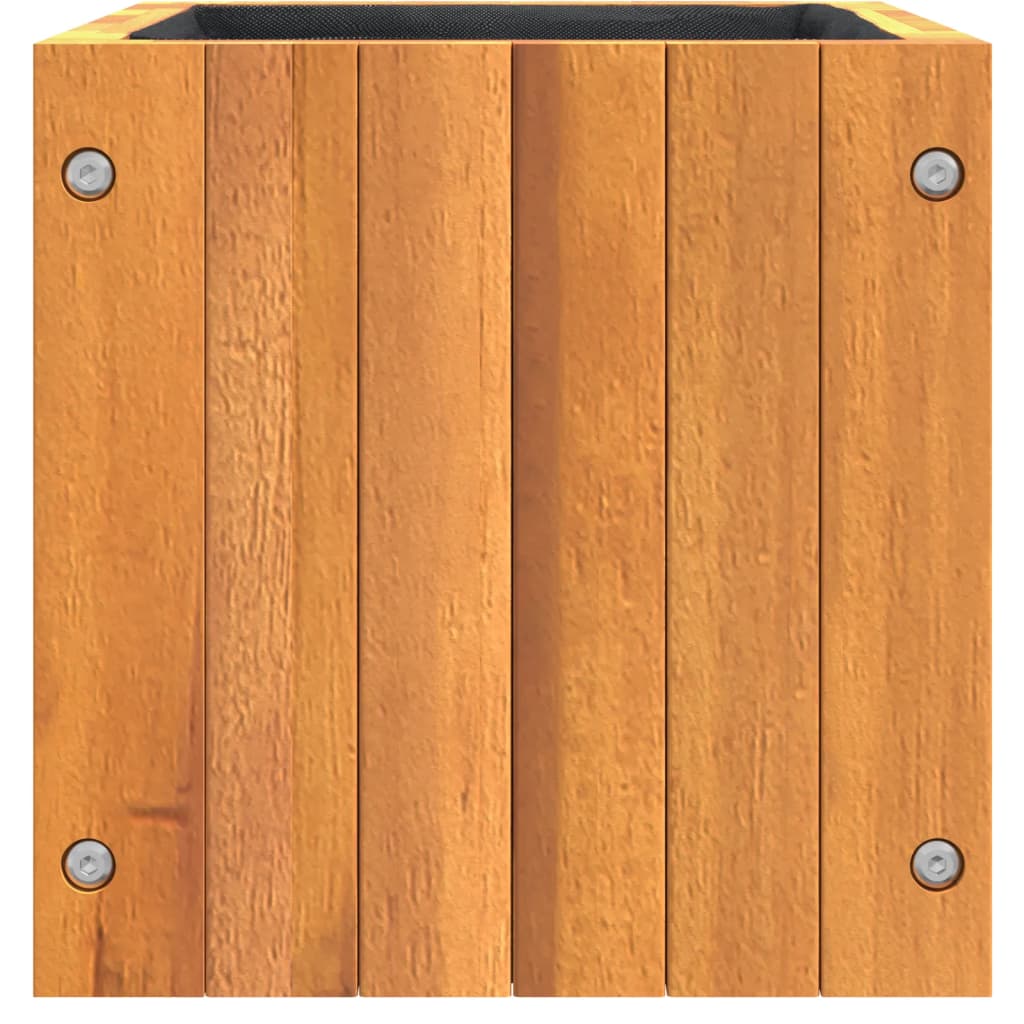 vidaXL Pflanzkübel 25x25x25 cm Massivholz Akazie