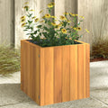 vidaXL Pflanzkübel 25x25x25 cm Massivholz Akazie