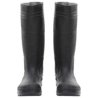 vidaXL Gummistiefel Schwarz Größe 38 PVC