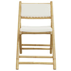 vidaXL 3-tlg. Bistro-Set Klappbar mit Kissen Bambus