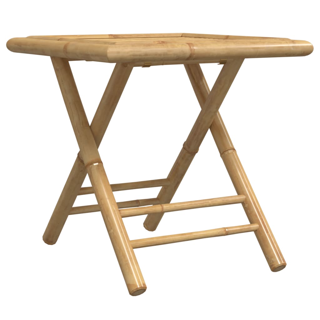 vidaXL Gartentisch Klappbar 45x45x45 cm Bambus