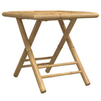 vidaXL Gartentisch Klappbar 45x45x45 cm Bambus