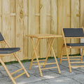 vidaXL Gartentisch Klappbar 45x45x45 cm Bambus