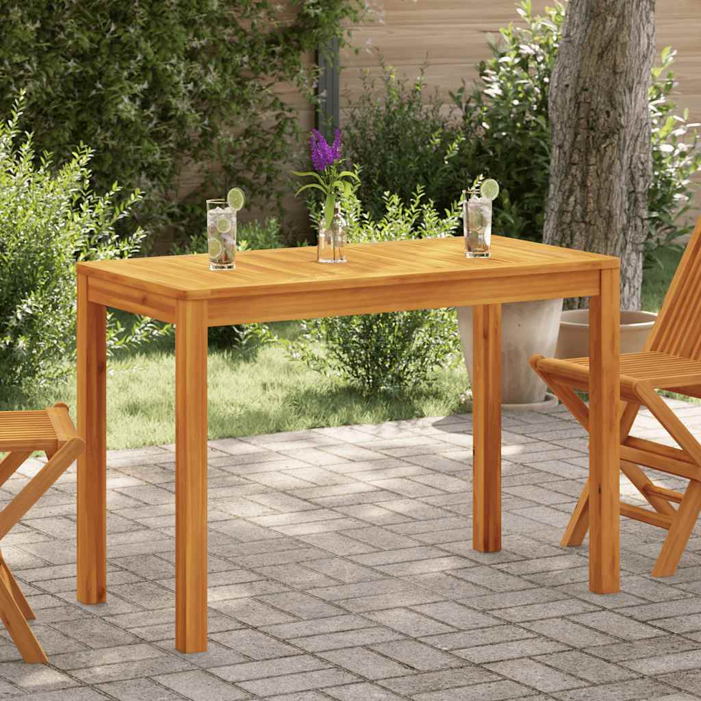 vidaXL Garten-Esstisch 110x55x75 cm Massivholz Akazie