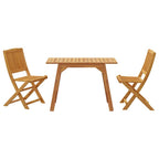 vidaXL 3-tlg. Balkon-Set Massivholz Akazie
