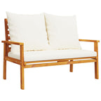 vidaXL Gartensofa-Set mit Kissen Massivholz Akazie