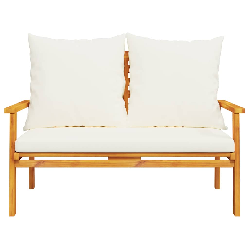 vidaXL Gartensofa-Set mit Kissen Massivholz Akazie