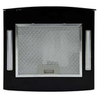 vidaXL Insel-Dunstabzugshaube mit Berührungssensor LCD Hartglas