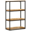 vidaXL Bücherregal 70 x 35 x 110 cm Massivholz Mango