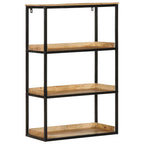 vidaXL Bücherregal 70 x 35 x 110 cm Massivholz Mango