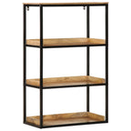 vidaXL Bücherregal 70 x 35 x 110 cm Massivholz Mango