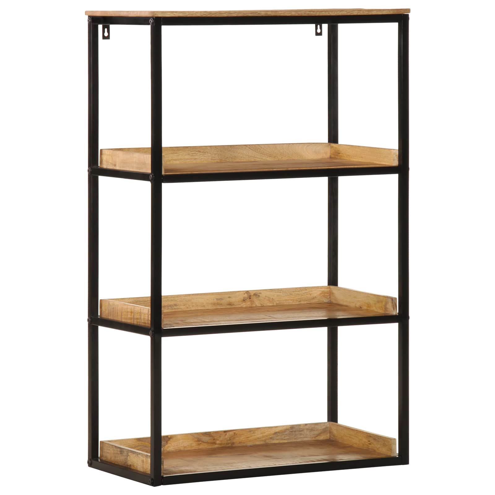 vidaXL Bücherregal 70 x 35 x 110 cm Massivholz Mango