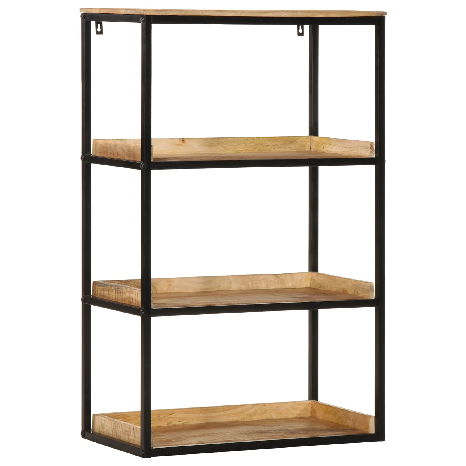 vidaXL Bücherregal 70 x 35 x 110 cm Massivholz Mango