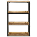vidaXL Bücherregal 70 x 35 x 110 cm Massivholz Mango