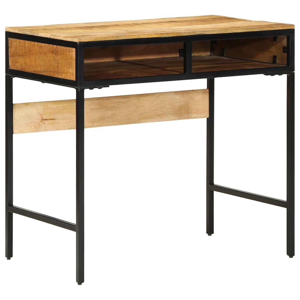 vidaXL Schreibtisch mit Regal Braun 80 x 50 x 75 cm Massivholz Mango