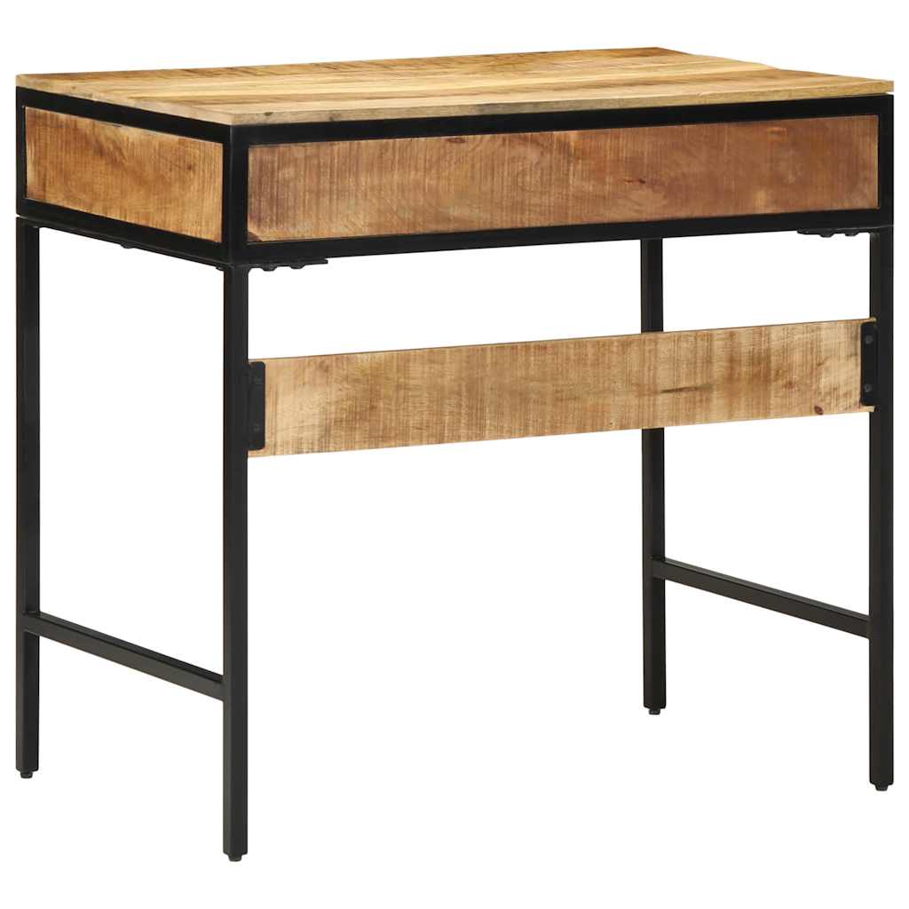 vidaXL Schreibtisch mit Regal Braun 80 x 50 x 75 cm Massivholz Mango
