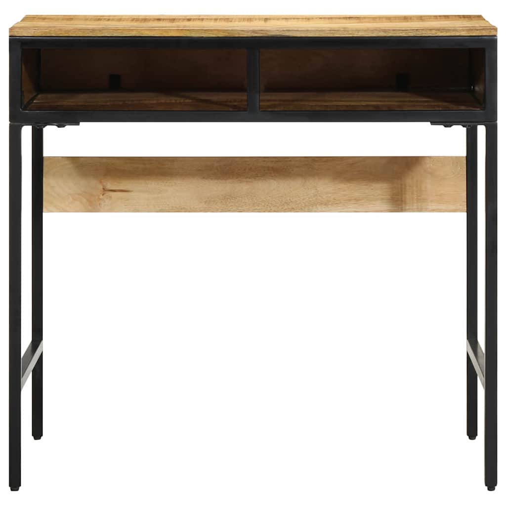 vidaXL Schreibtisch mit Regal Braun 80 x 50 x 75 cm Massivholz Mango