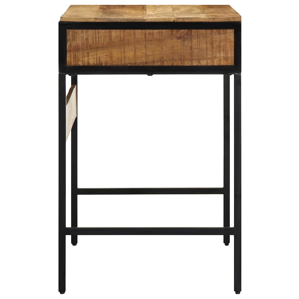 vidaXL Schreibtisch mit Regal Braun 80 x 50 x 75 cm Massivholz Mango