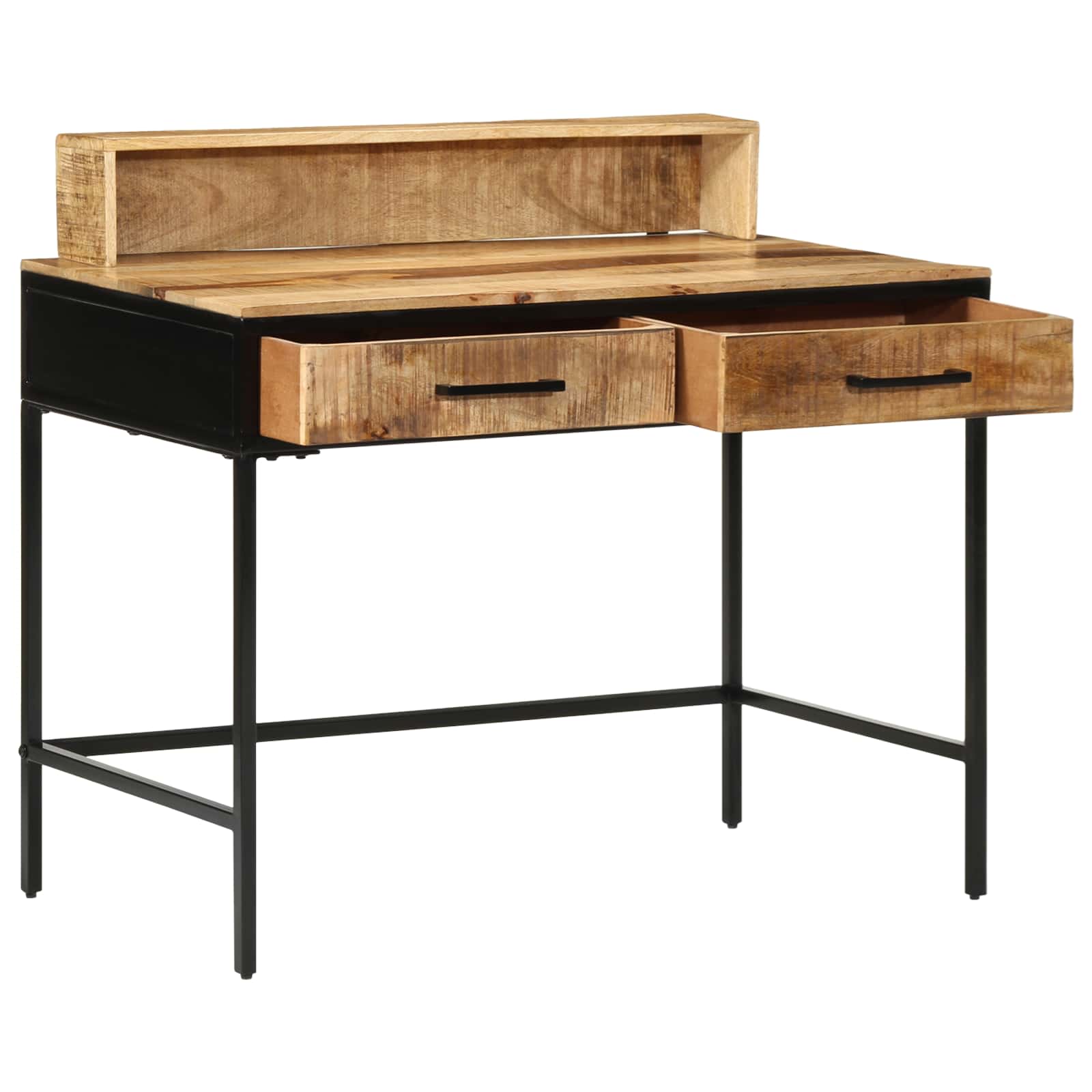 vidaXL Konsolentisch mit Schubladen Braun 100 x 55 x 89,5 cm