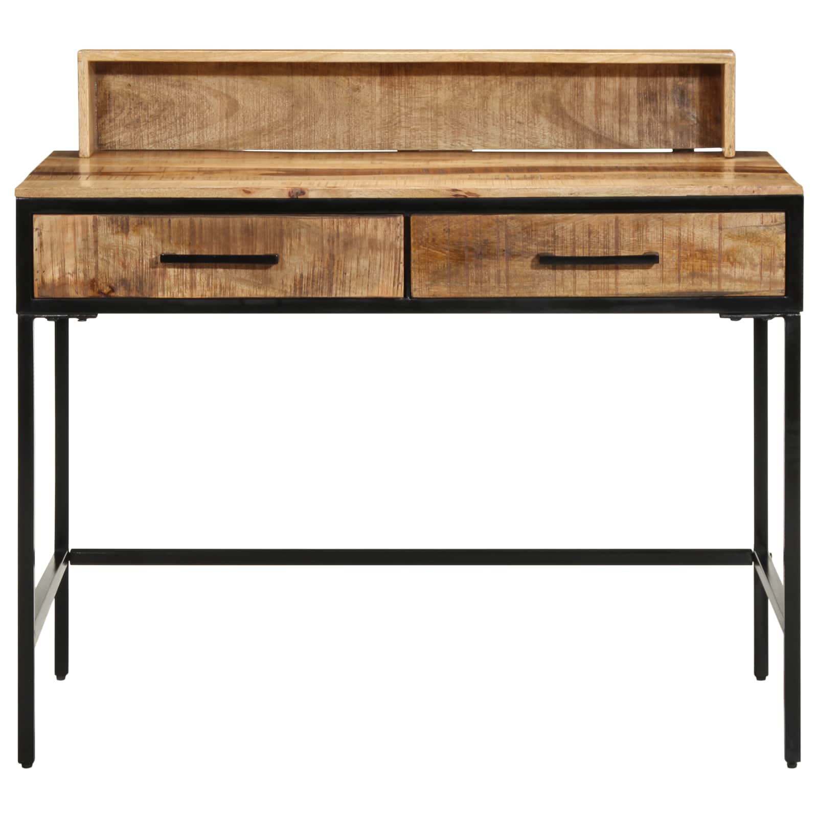 vidaXL Konsolentisch mit Schubladen Braun 100 x 55 x 89,5 cm