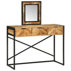 vidaXL Schminktisch Braun 100 x 40 x 120 cm Massivholz Akazie