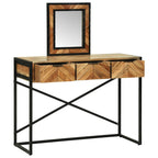 vidaXL Schminktisch Braun 100 x 40 x 120 cm Massivholz Akazie