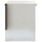 vidaXL Küchen-Wandschrank mit Ablage Edelstahl