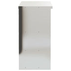 vidaXL Küchen-Wandschrank mit Ablagen Edelstahl