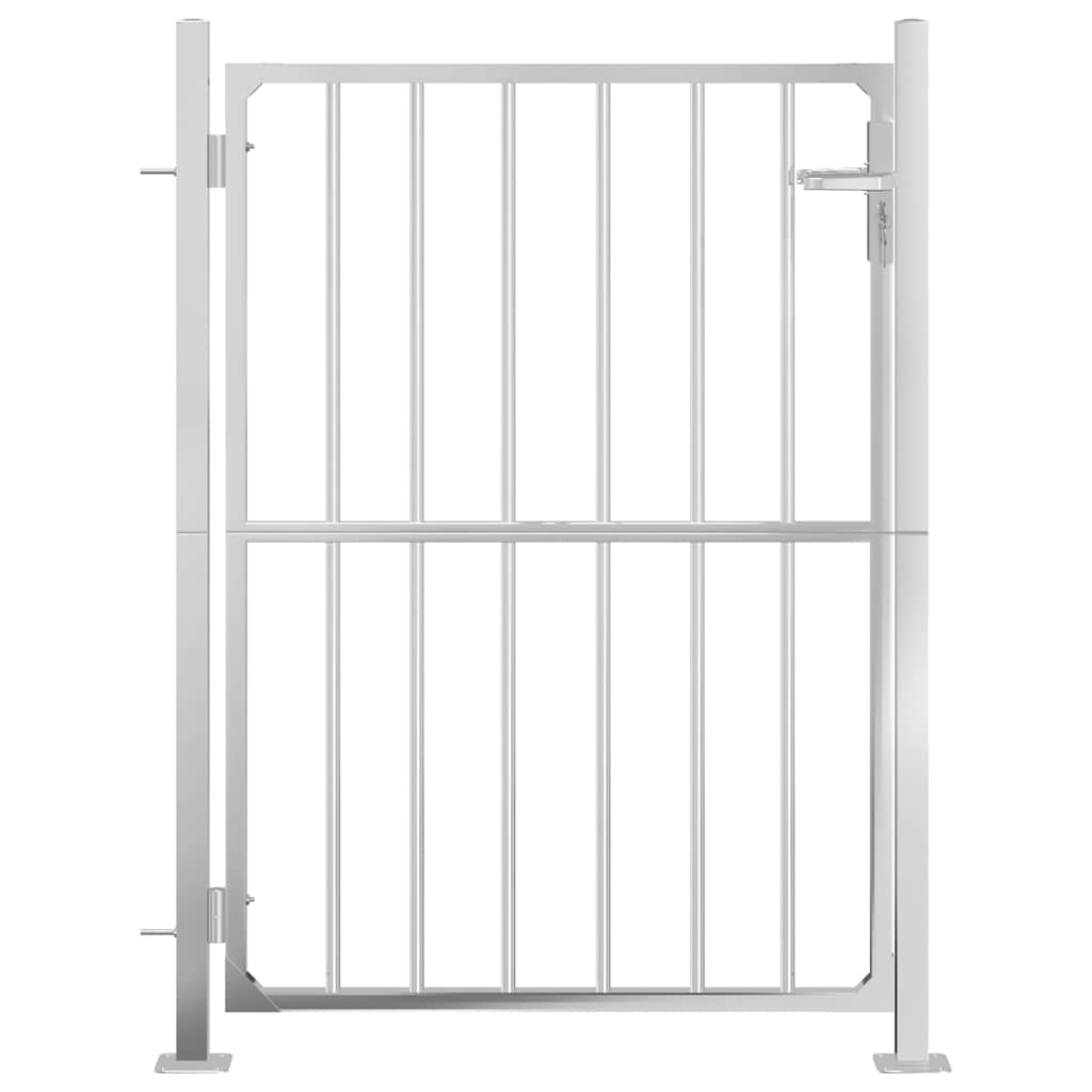 vidaXL Gartentor 100 x 145 cm Edelstahl
