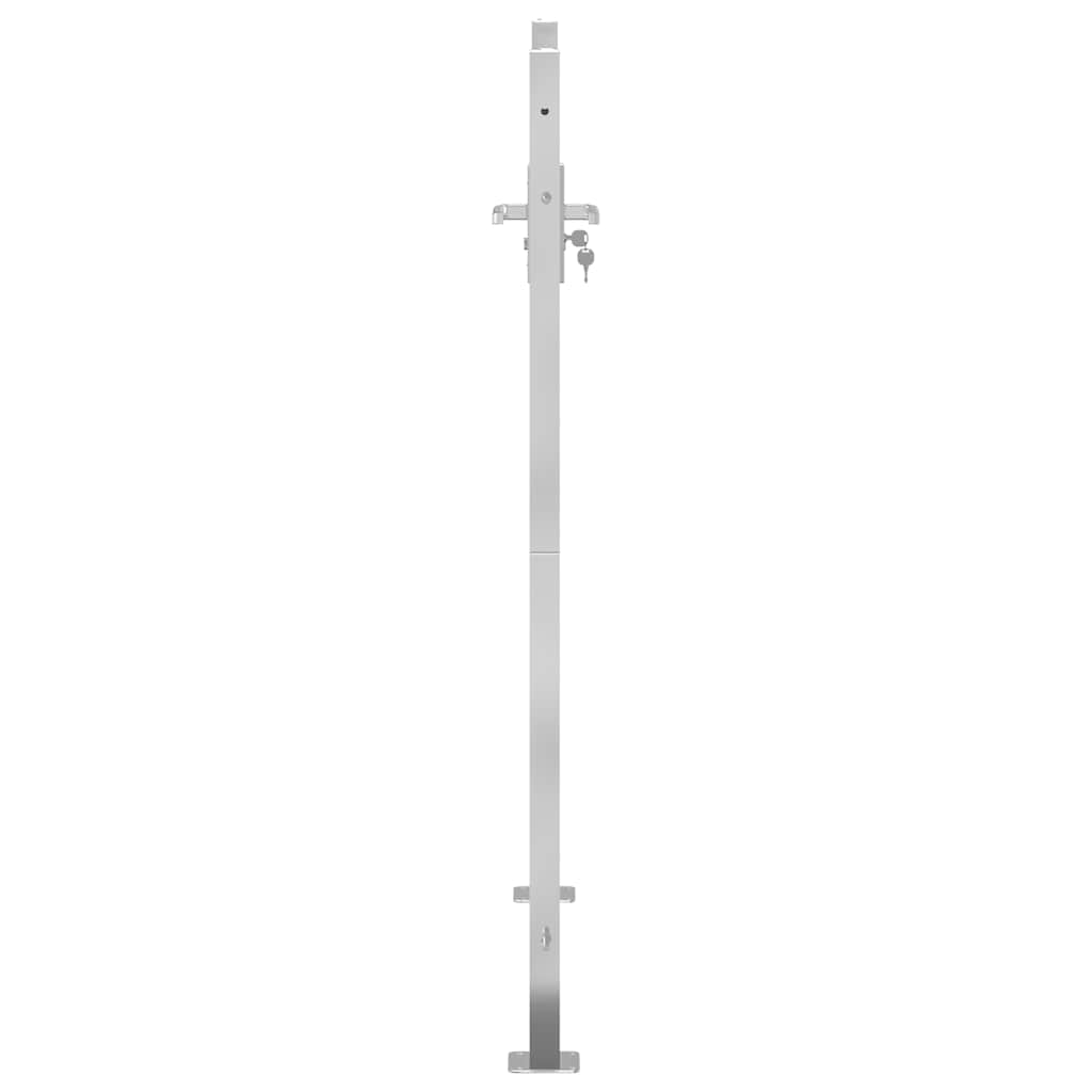 vidaXL Gartentor 100 x 145 cm Edelstahl