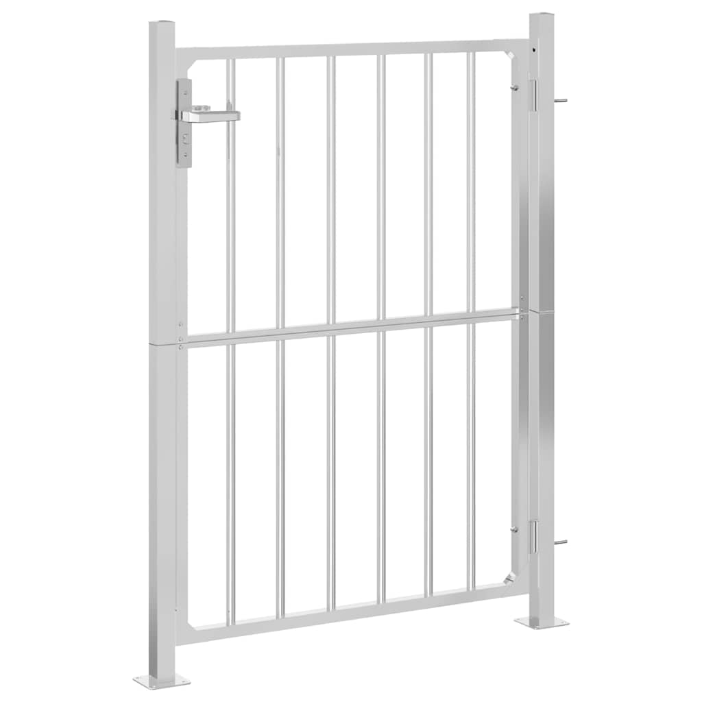 vidaXL Gartentor 100 x 145 cm Edelstahl