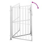 vidaXL Gartentor 100 x 145 cm Edelstahl