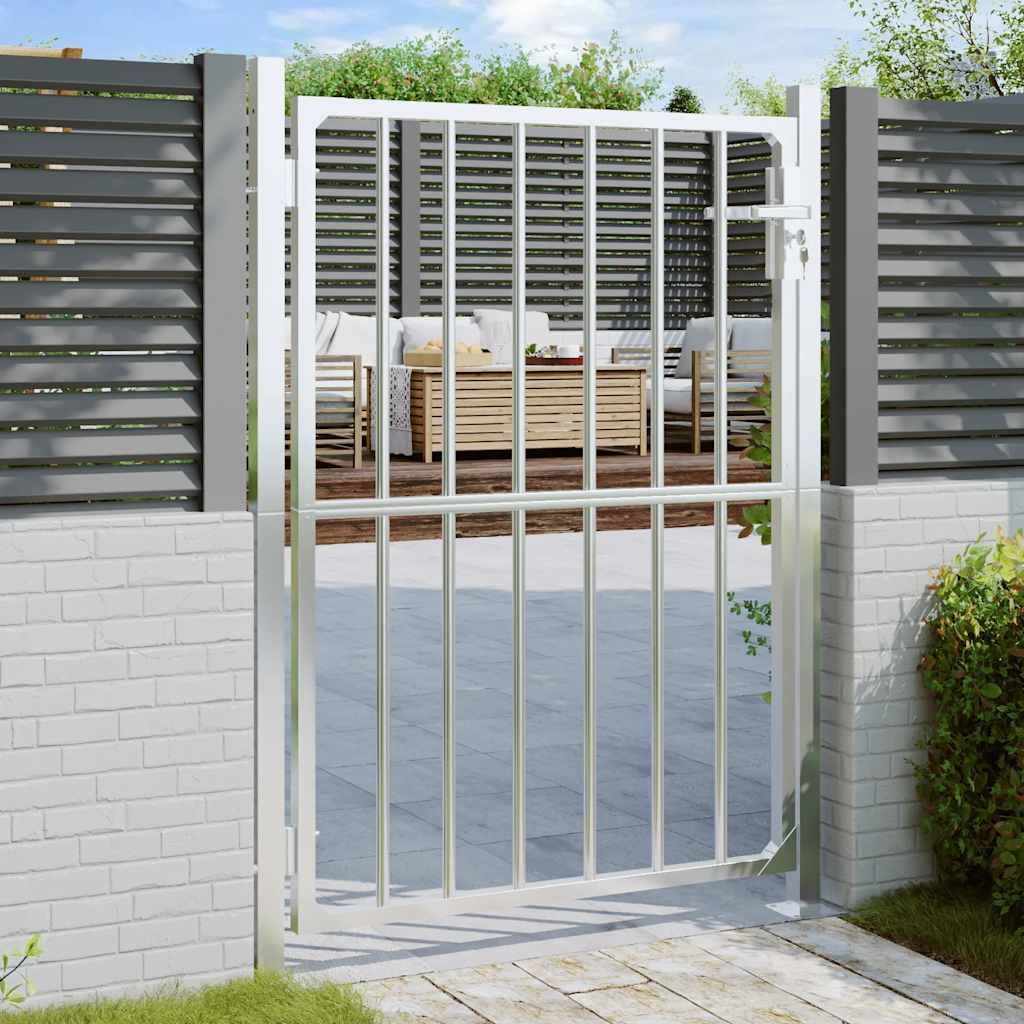 vidaXL Gartentor 100 x 145 cm Edelstahl