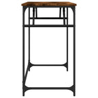vidaXL Schreibtisch Räuchereiche 100x45x76 cm Holzwerkstoff und Stahl
