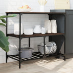 vidaXL Küchenwagen Braun Eichen-Optik 100x50x95 cm Holzwerkstoff