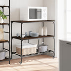 vidaXL Küchenwagen Braun Eichen-Optik 100x50x95 cm Holzwerkstoff