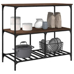 vidaXL Küchenwagen Braun Eichen-Optik 100x50x95 cm Holzwerkstoff