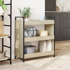 vidaXL Küchenwagen Sonoma-Eiche 70x30x82 cm Holzwerkstoff