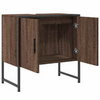 vidaXL Waschbeckenunterschrank Braun Eichen-Optik 60x33x60 cm