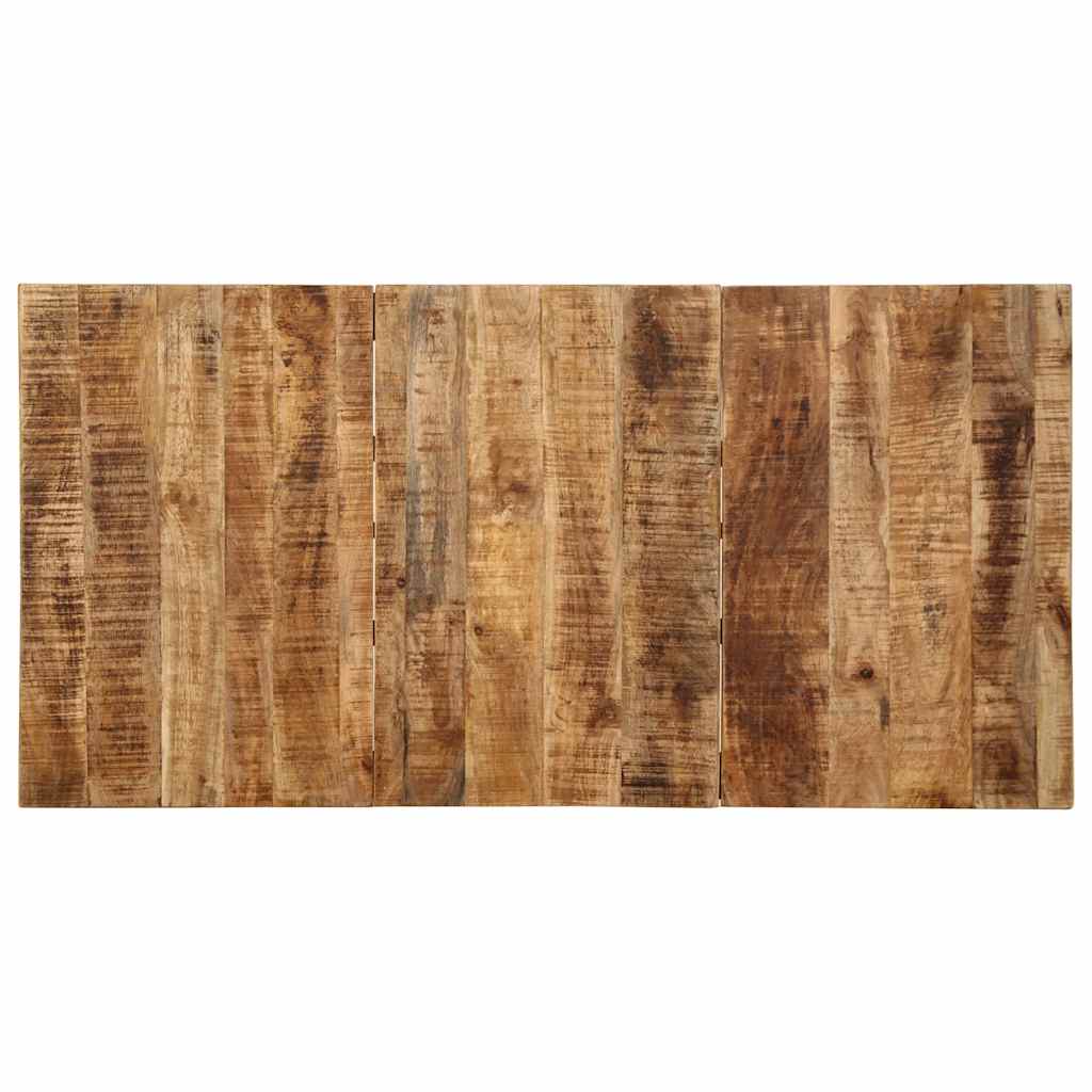 vidaXL Esstisch 140x70x75 cm Raues Massivholz Mango