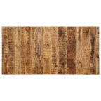 vidaXL Esstisch 140x70x75 cm Raues Massivholz Mango