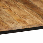 vidaXL Esstisch 140x70x75 cm Raues Massivholz Mango