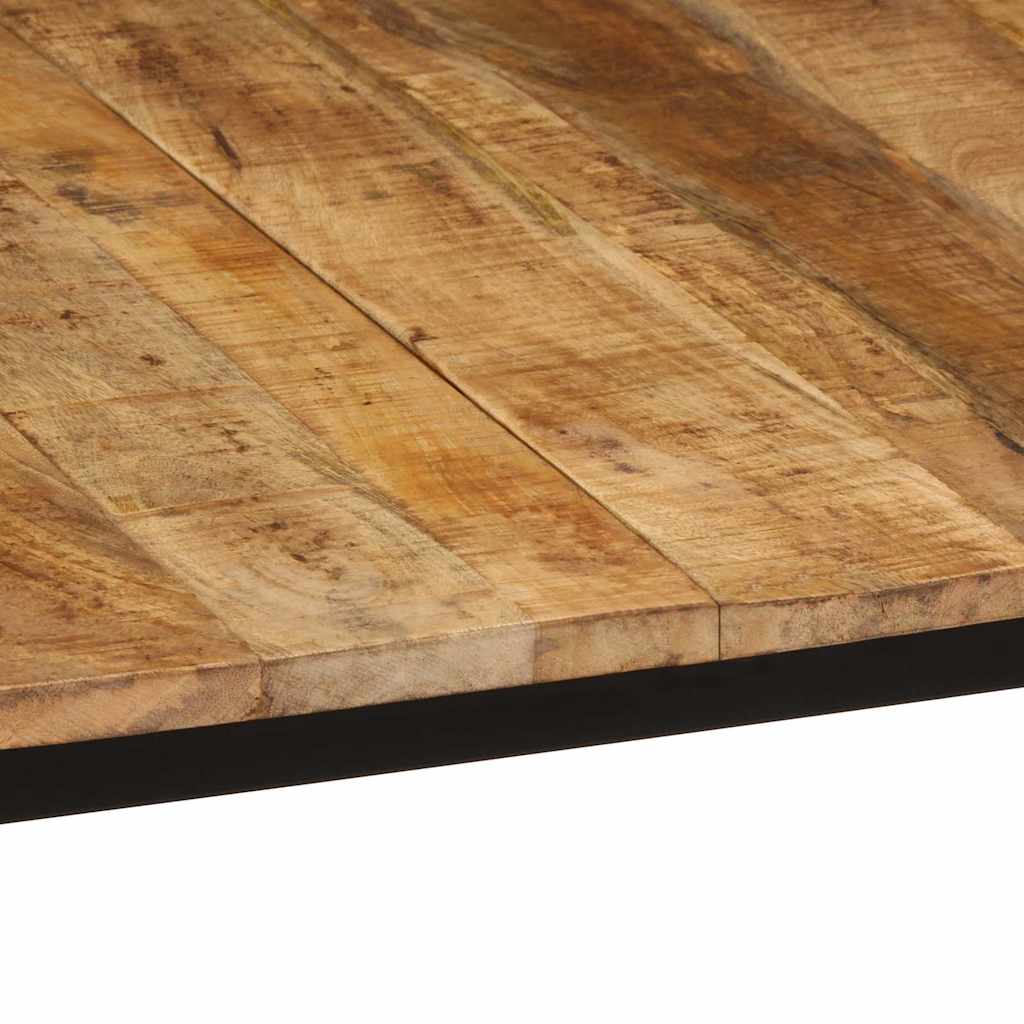 vidaXL Esstisch 140x70x75 cm Raues Massivholz Mango