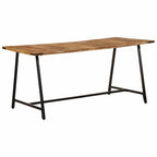 vidaXL Esstisch 160x80x75 cm Massivholz Mango