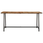 vidaXL Esstisch 160x80x75 cm Massivholz Mango