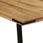 vidaXL Esstisch 160x80x75 cm Massivholz Mango