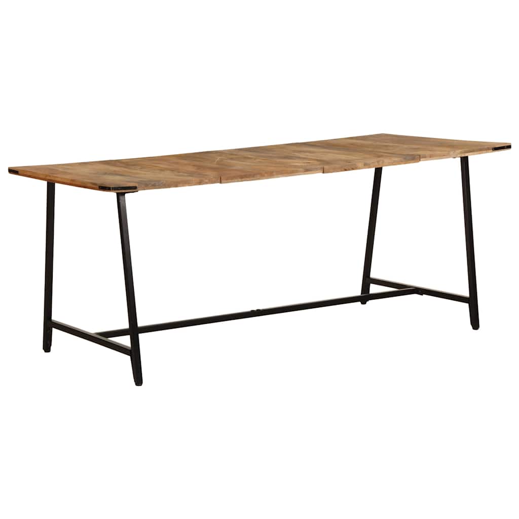 vidaXL Esstisch 160x80x75 cm Massivholz Mango