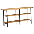 vidaXL Konsolentisch 140x35x70 cm Massivholz Mango
